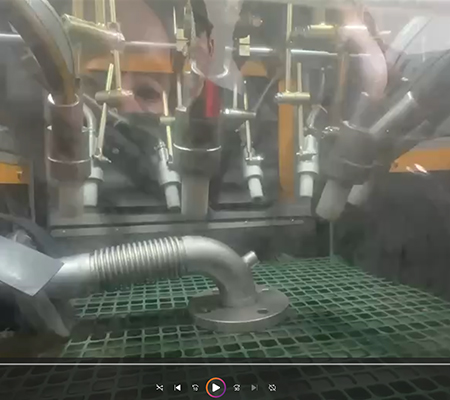 湖南株洲客戶案例:不銹鋼管道自動噴砂機工作視頻 湖南株洲客戶案例:不銹鋼管道自動噴砂機工作視頻